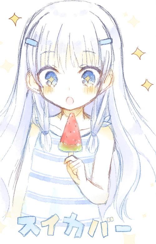 鸣濑白羽吃瓜,瓜田里的美食探险之旅